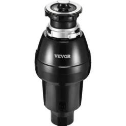 Avfallskvarn, 18,5x18,5x39,5 cm, rostfritt stål