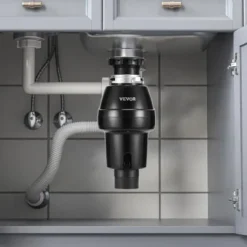 Avfallskvarn, 18,5x18,5x39,5 cm, rostfritt stål