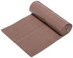 Avfallspåsar 120 L, bruna, 35 mic, 10 st.