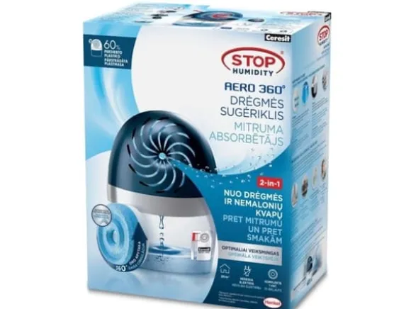 Avfuktare Ceresit Aero 360° fukt- och luktavskiljare, 20m² blå