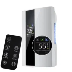 Avfuktare, Fjärrkontroll, Smart Automatisk Avstängning,90W