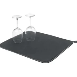 Avlastningsmatta - RAYEN - I Mikrofiber - 40x46cm - Mörkgrå