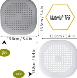 Avloppssil - 2-pack - Silikon - För Diskho & Duscha
