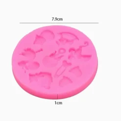 Baby Vagn Skallra Stork Silikonform