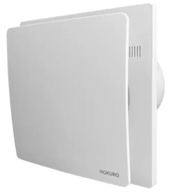 Badrumsfläkt humidistat NORTADA HOKURO URO WP-120 H timer vit