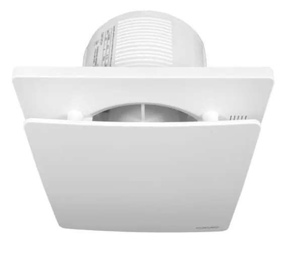 Badrumsfläkt humidistat NORTADA HOKURO URO WP-120 H timer vit