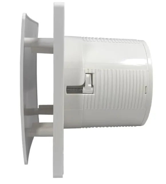 Badrumsfläkt humidistat NORTADA HOKURO URO WP-120 H timer vit