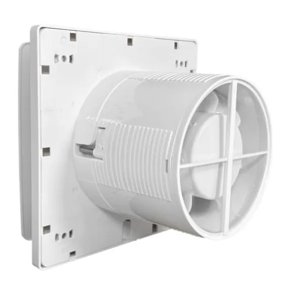 Badrumsfläkt humidistat NORTADA HOKURO URO WP-120 H timer vit