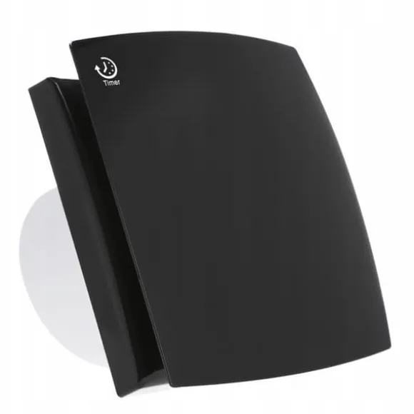 Badrumsfläkt WINDY 120 T SVART