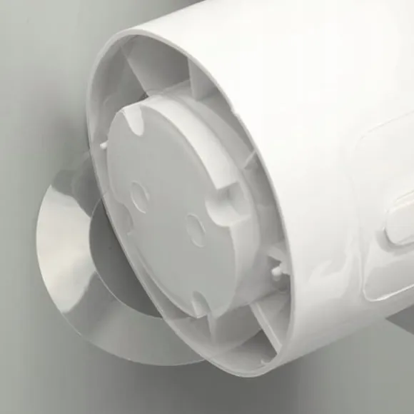 Badrumsfläkt WINDY 120 T SVART