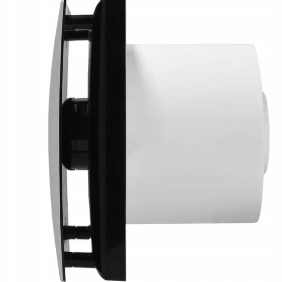 Badrumsfläkt WINDY 120 T SVART