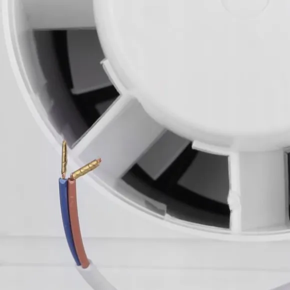 Badrumsfläkt WINDY 120 T SVART