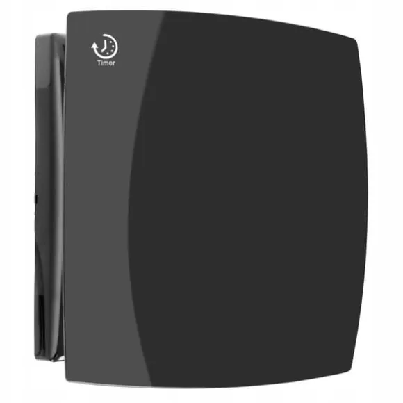 Badrumsfläkt WINDY 120 T SVART