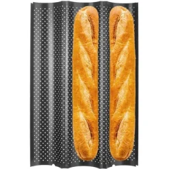 Baguetteform i stål 38 cm