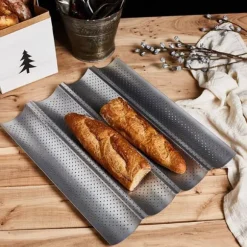 Baguetteform i stål 38 cm