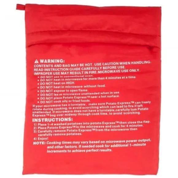 Bakad Potatis Ugn Tvättbar Spispåse Matlagning Mikrovågsugn Potatisstek