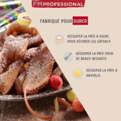 Bakeryutensil - FMprofessional - Degroller - Rostfritt stål - Svart - 50x50x20cm