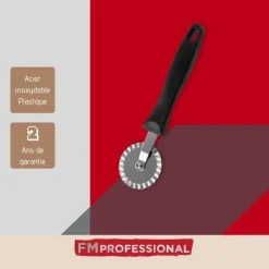 Bakeryutensil - FMprofessional - Degroller - Rostfritt stål - Svart - 50x50x20cm