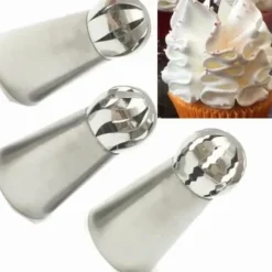 Bakform - Blomma - 3 stycken - Tårtdekoration - Kök - Grädde