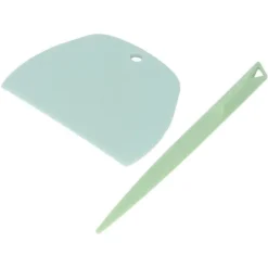 Bakning Frigöringskniv Plast degskrapa Kaka Bakverktyg för att göra bröd pizzakaka grön