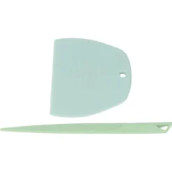 Bakning Frigöringskniv Plast degskrapa Kaka Bakverktyg för att göra bröd pizzakaka grön