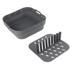 Bakpanna i silikon med matta för Square Air Fryer