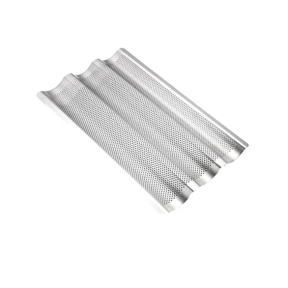 Bakplåt för Baguette, i Rostfritt Stål