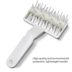 Bakverk Pizza Plast Deg Nål Hjul Kavla Bröd Hålslagare DIY Bakverktyg