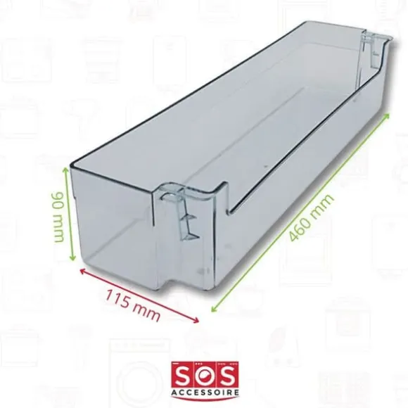 Balkonghylla för kylskåp Gorenje 407845 - Gorenje varumärke - Mått 46x12x9 cm