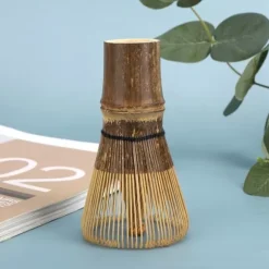 Bambu japansk stil Matcha te vispborste tetillbehör för Matcha tebryggning Bambu 100 stift