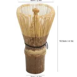 Bambu japansk stil Matcha te vispborste tetillbehör för Matcha tebryggning Bambu 100 stift
