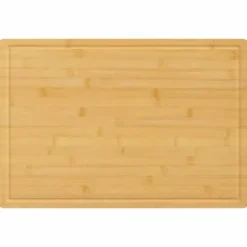 Bambu skärbräda 40x60 cm med saftskåra - Köksredskap | Färg: Natur | Storlek: 40x60x1,5 cm