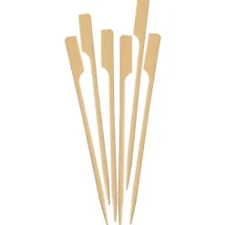 Bambu-burgertandpetare 15 cm 50 st.