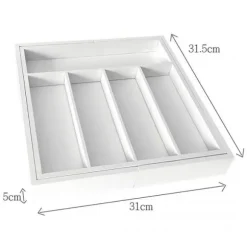 BAMBUINSTÄLLNING TILL KINGHOFF LÅDA KH-1746 vit