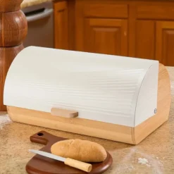 Bambus brödkorg E-6078 - Modern design i beige