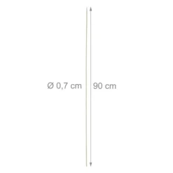 Bambuspinnar, 90x0,7 cm, Natur