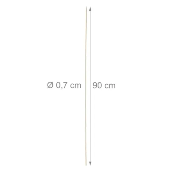 Bambuspinnar, 90x0,7 cm, Natur