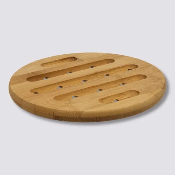 BAMBUTALK rund 18cm ljus natur