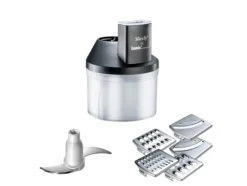 Bamix SliceSy, Electric grater, Svart, Transparent, AC, 180 W, 220 - 240 V, 50 - 60 hz