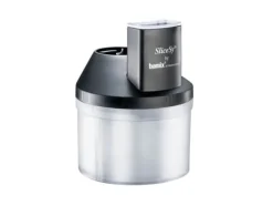 Bamix SliceSy, Electric grater, Svart, Transparent, AC, 180 W, 220 - 240 V, 50 - 60 hz