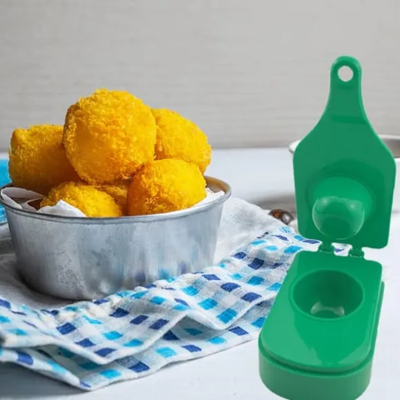 Banan Patacones Form Plast Kök Tostones Köttbulle Maker Form Keuken Gadget Bakken Gebak Diy Form