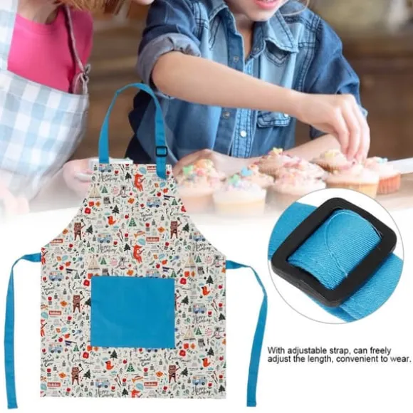 Barn Barn Matlagning Bakning Målning Förkläde Kockar Kök Hem