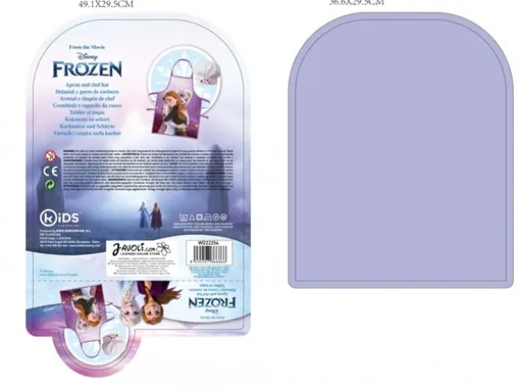 Barnförkläde 2-delat set med Disney Frozen Hug