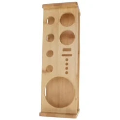 Bartender Kit Stativ Stor kapacitet Utrymmesbesparande bambu trä Bartending Tool Förvaringshållare för Bar Home