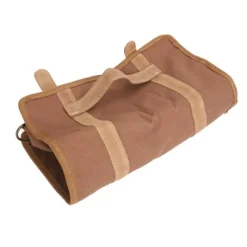 Bartender Tool Bag Bar Kit Väska Vattentät Canvas Flera fack Bärbar Bartender Roll Up Bag med axelrem Kaffe