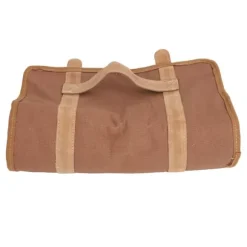 Bartender Tool Bag Bar Kit Väska Vattentät Canvas Flera fack Bärbar Bartender Roll Up Bag med axelrem Kaffe