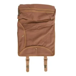 Bartender Tool Bag Bar Kit Väska Vattentät Canvas Flera fack Bärbar Bartender Roll Up Bag med axelrem Kaffe