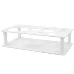 Bartender Tool Holder Stand - Platssparande Avtagbar Plast Organizer för Bar och Home White
