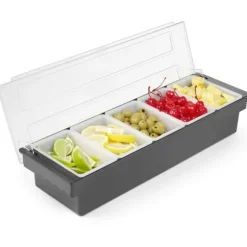 Bartenderbehållare för dryckstillsatser, 5 st Hendi-behållare 552131