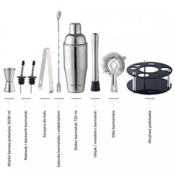 BARTENDERSET 9 DEL KLAUSBERG KB-7580